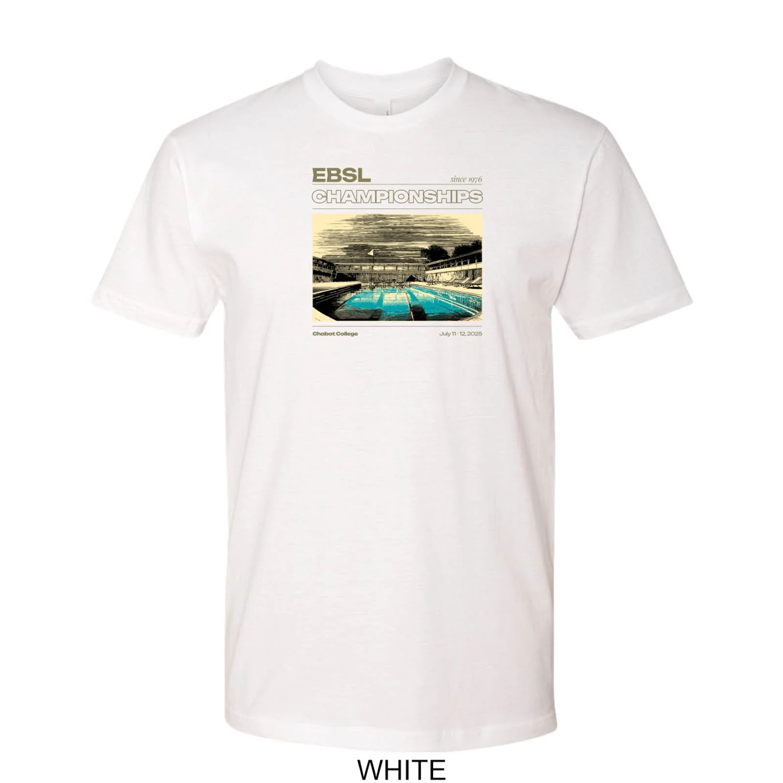 2025 The EBSL Swim Championships Tie Dye T-Shirt — Apparel